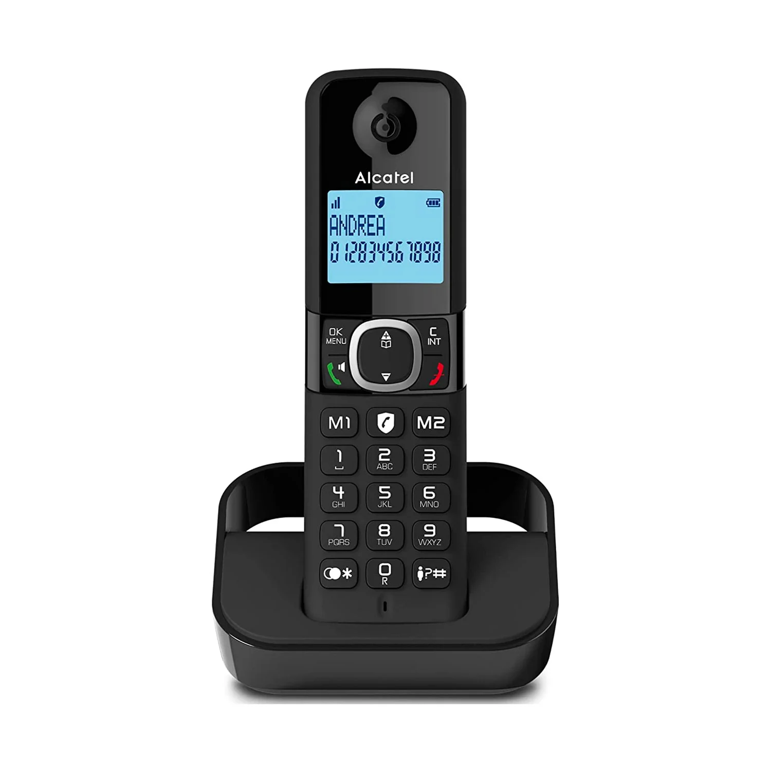 Alcatel F860 Cordless Phone, Single Handset