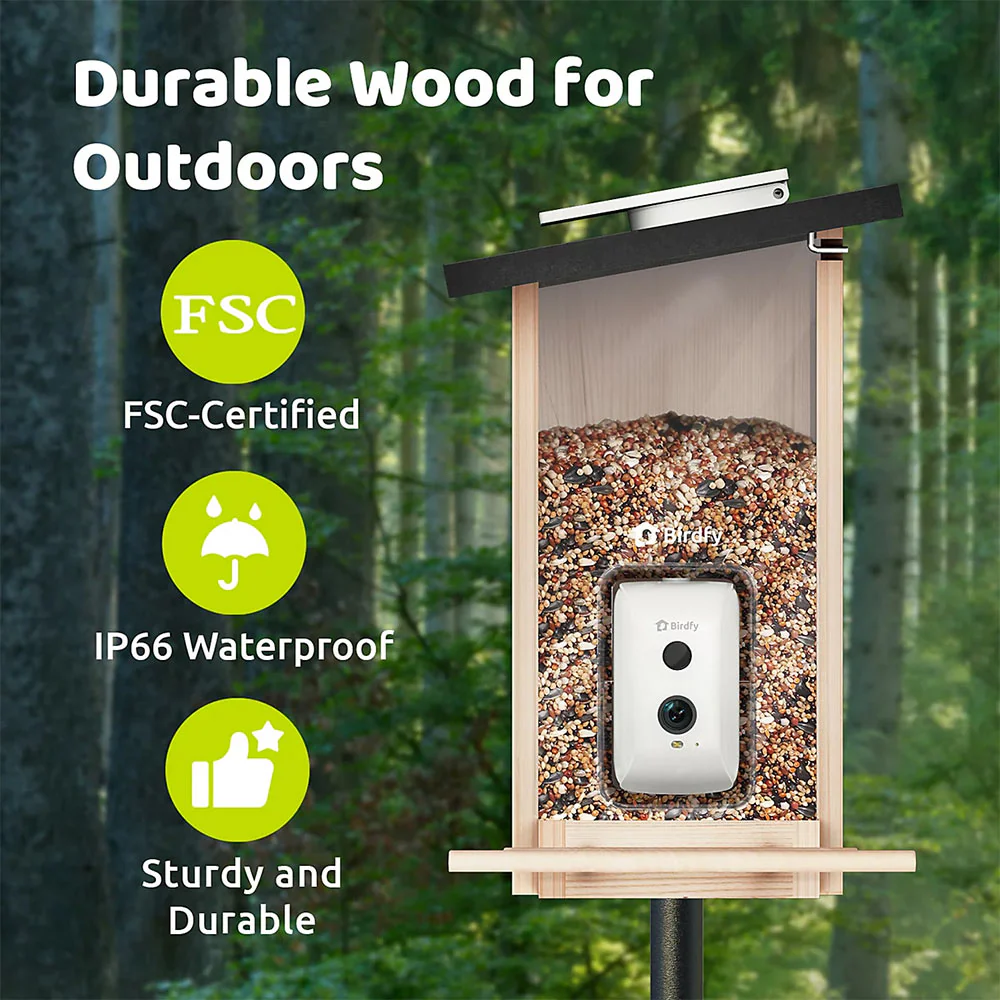 Birdfy Ebony Lite Smart Bird Feeder - Image 5