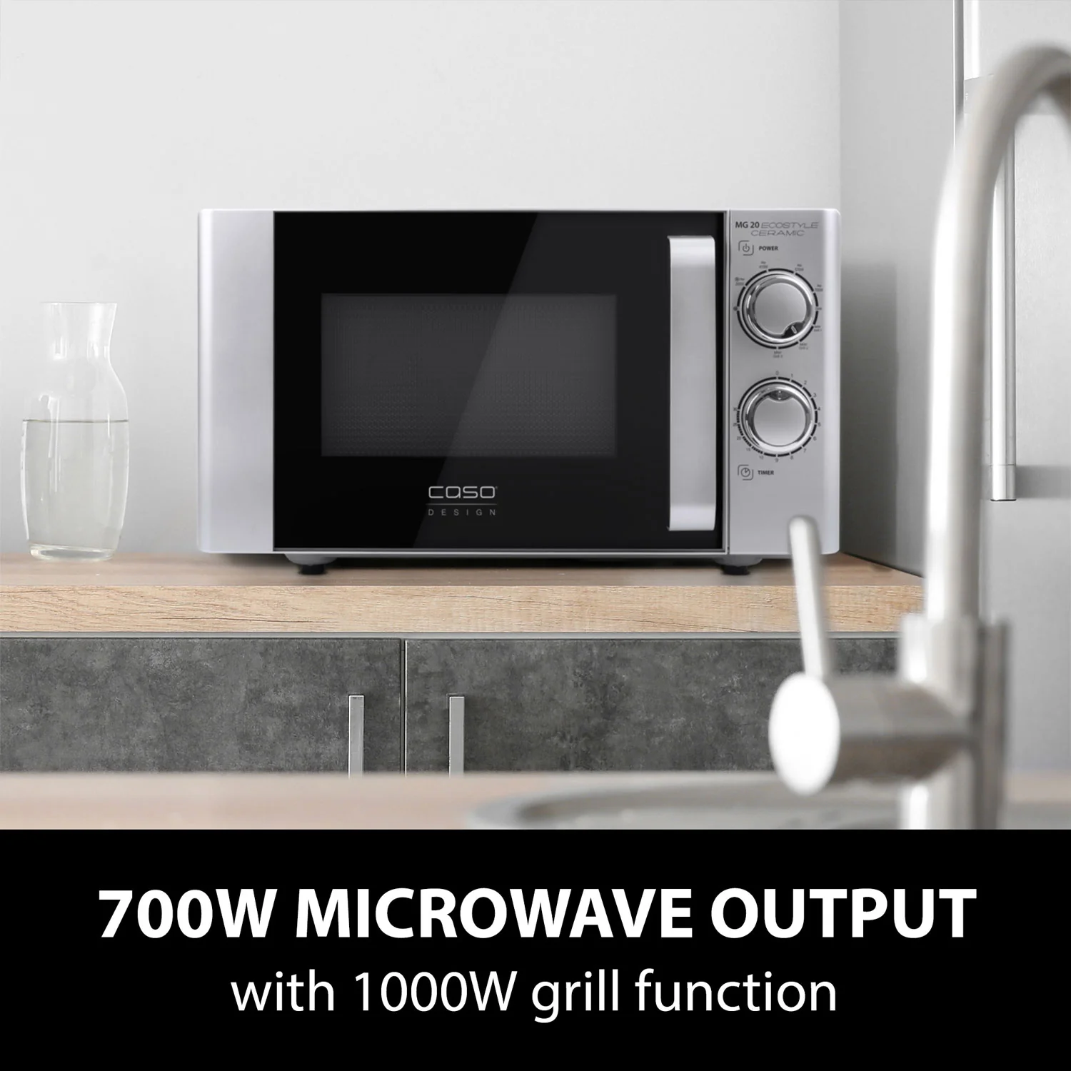Caso MG 20 Ecostyle Ceramic Microwave & Grill - Image 4