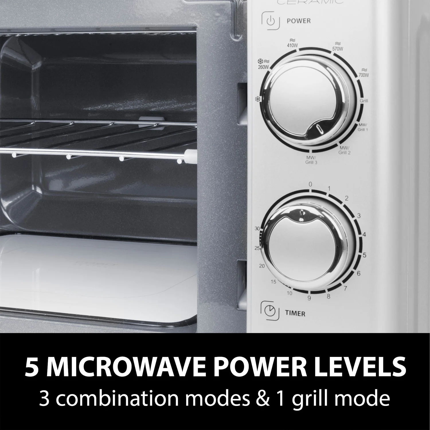 Caso MG 20 Ecostyle Ceramic Microwave & Grill - Image 5