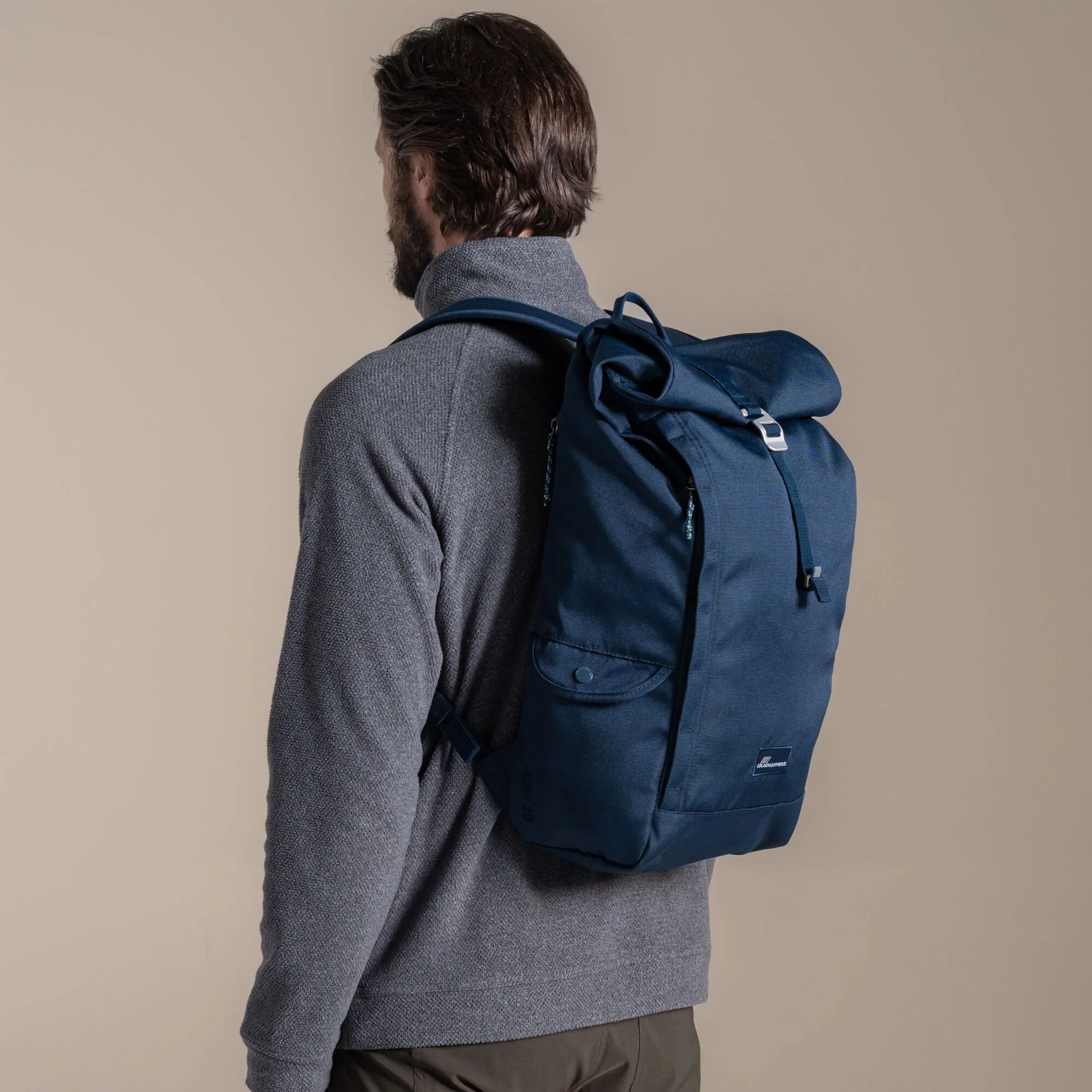 Craghoppers 20L Kiwi Classic Rolltop Backpack II | Blue Stone - Image 2