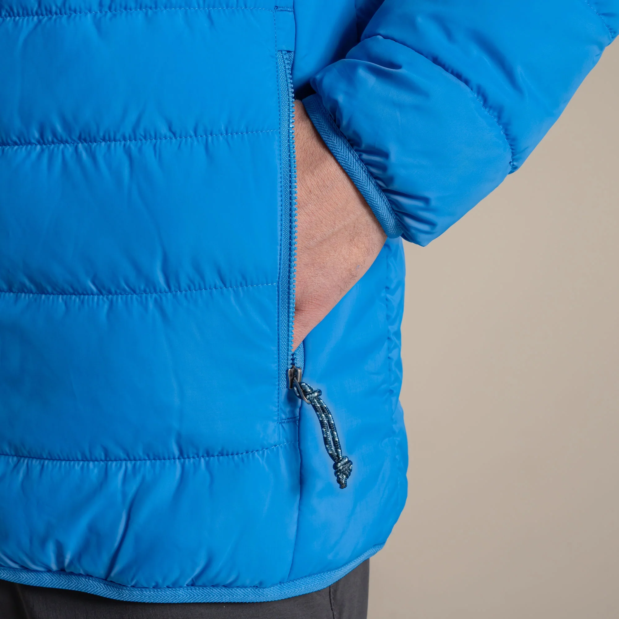 Craghoppers Men's Compresslite IX Hooded Insulating Jacket | Azure Sky - Image 4