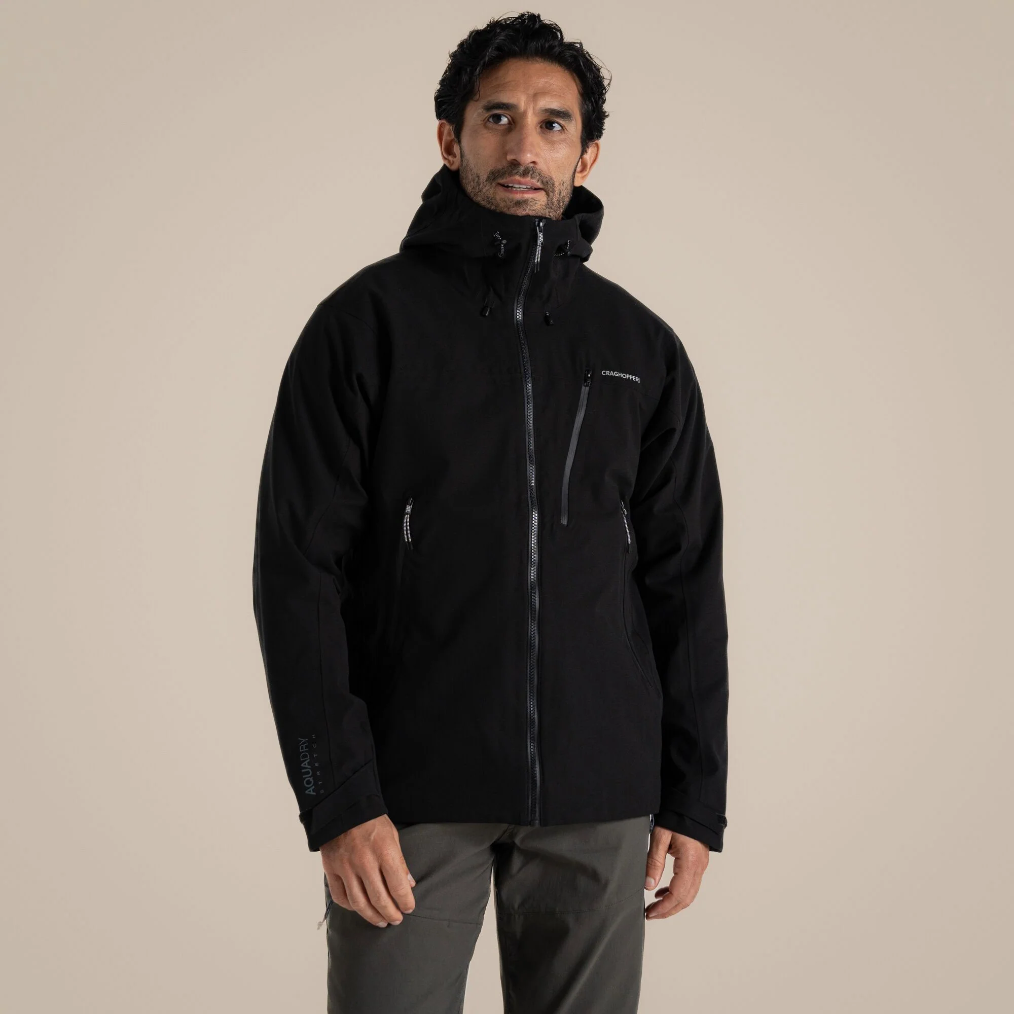 Craghoppers Men's Dynamic Pro III Waterproof Jacket | Black