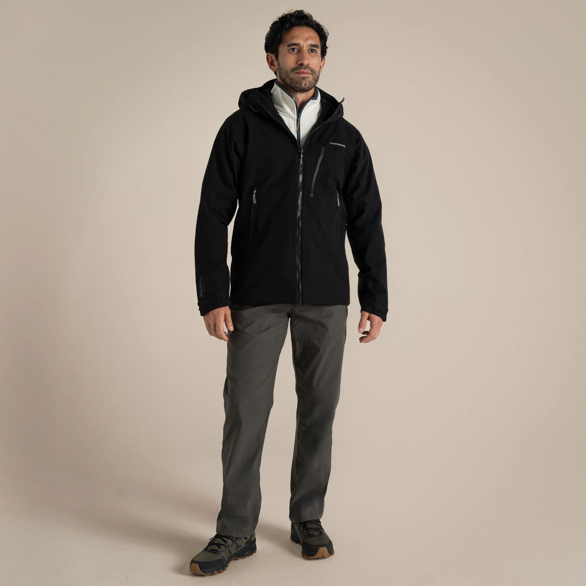 Craghoppers Men's Dynamic Pro III Waterproof Jacket | Black - Image 3