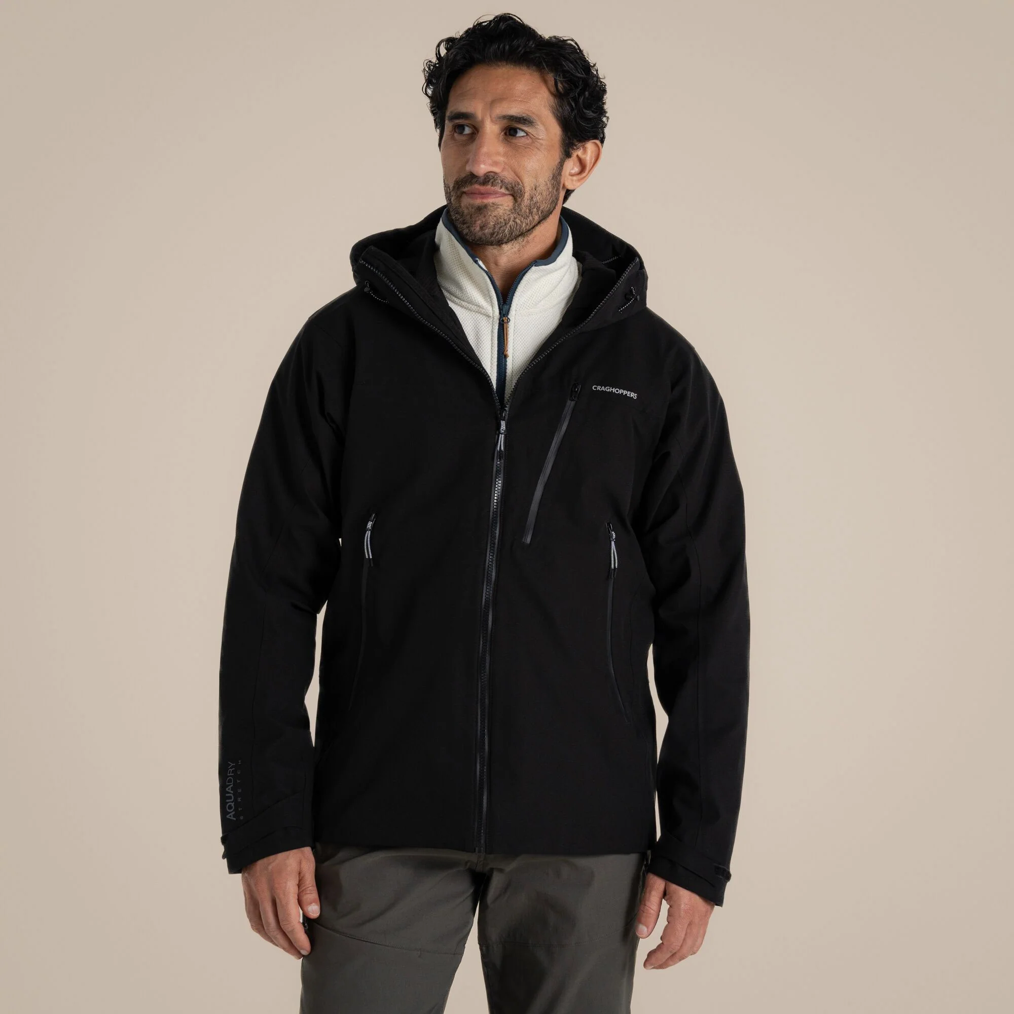 Craghoppers Men's Dynamic Pro III Waterproof Jacket | Black - Image 4