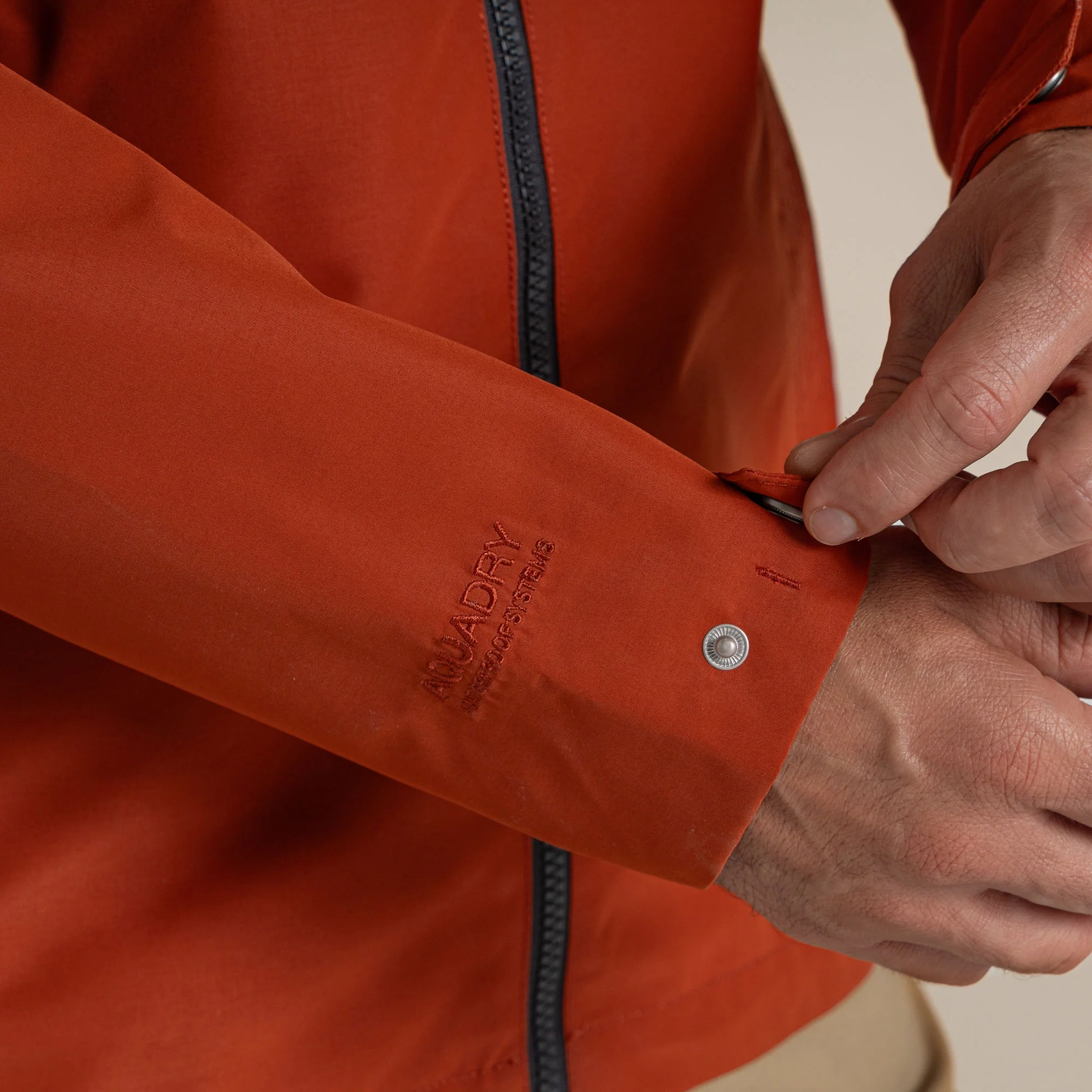 Craghoppers Mens' Harslow Waterproof Jacket | Red Beach - Image 6