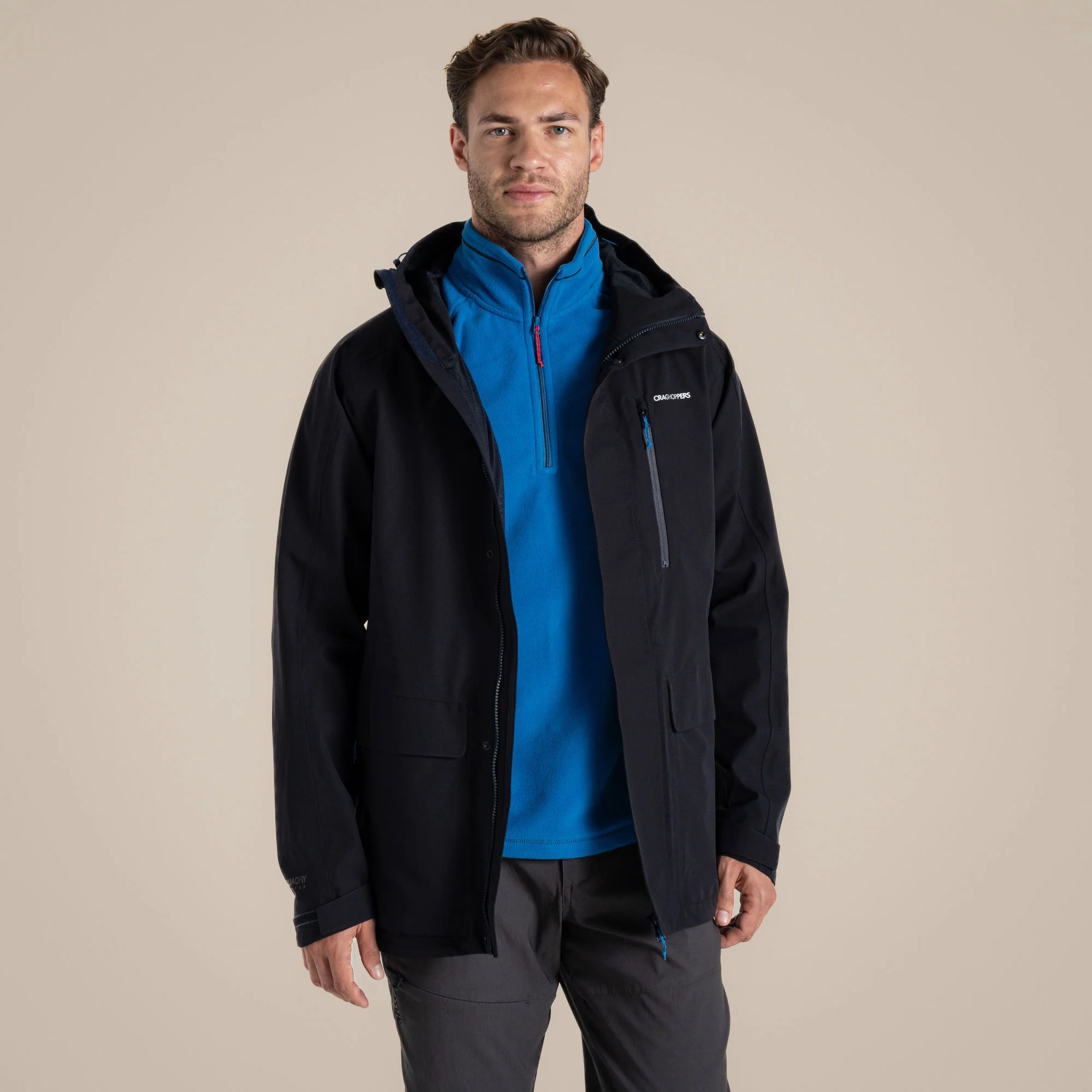 Craghoppers Men's Lorton II Waterproof Jacket | Dark Navy - Image 4