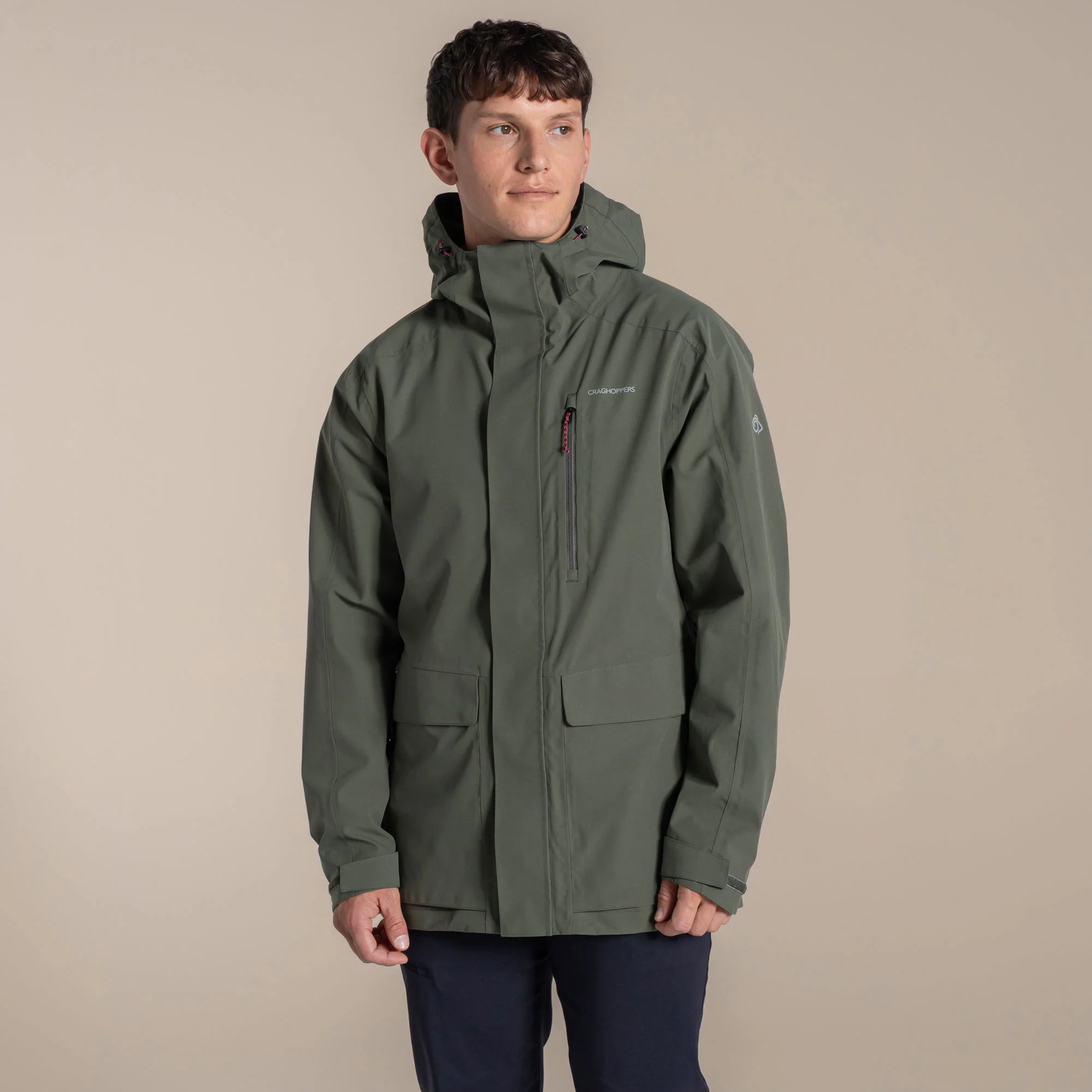 Craghoppers Men's Lorton II Waterproof Jacket | Dark Sage