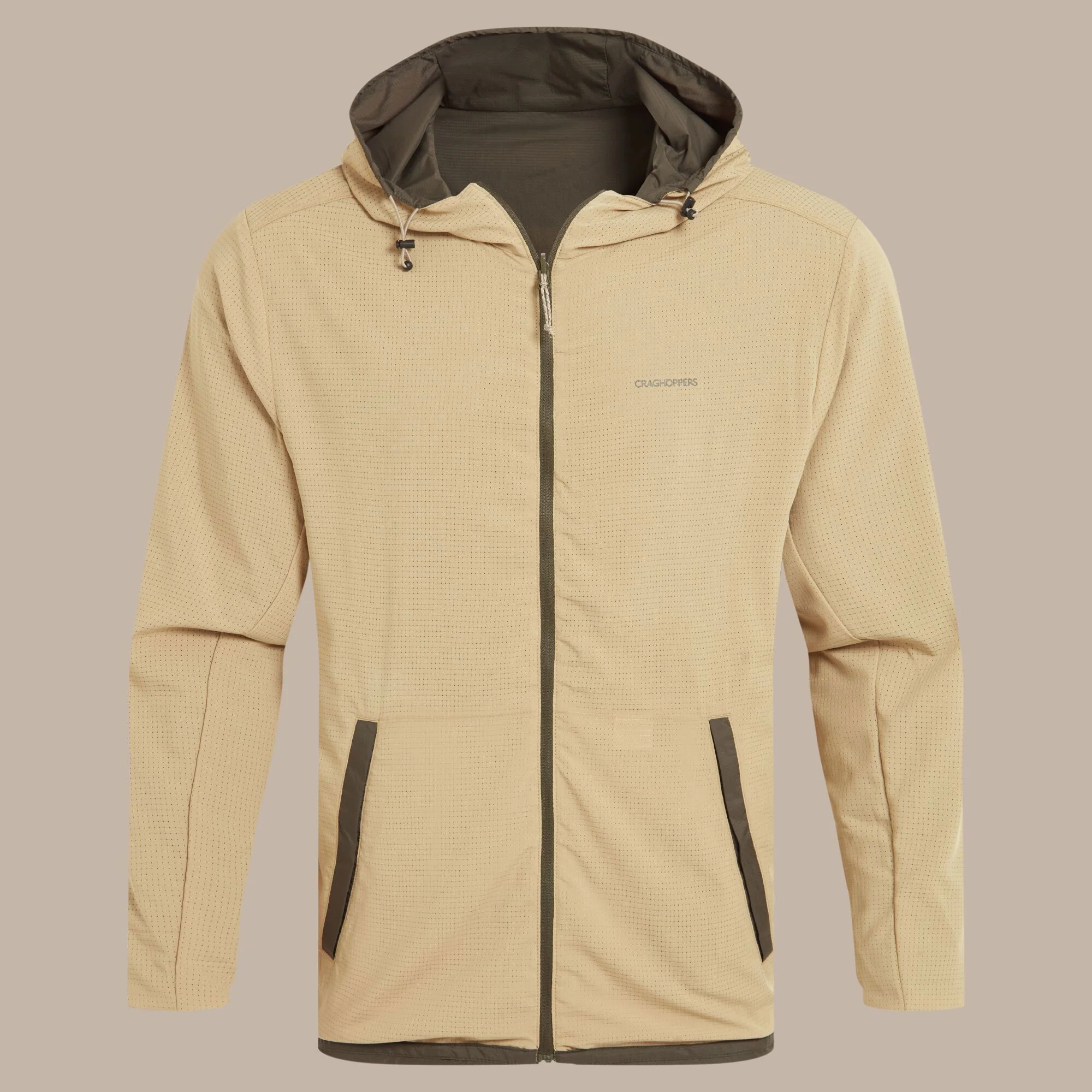 Craghoppers Men's NosiLife Ovis Reversible Jacket | Woodland Green / Earthenware - Image 13