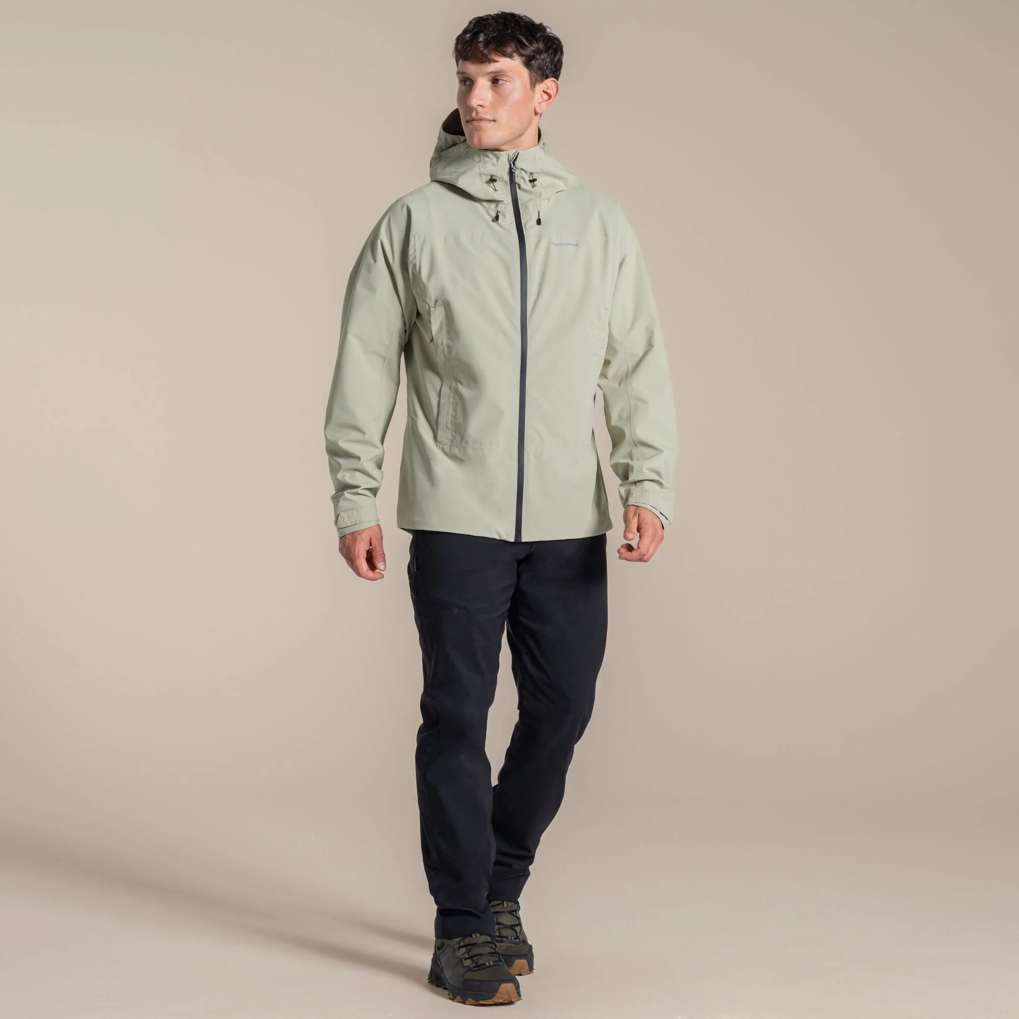 Craghoppers Men's Ponsa Waterproof Jacket | Bay Leaf - Image 3