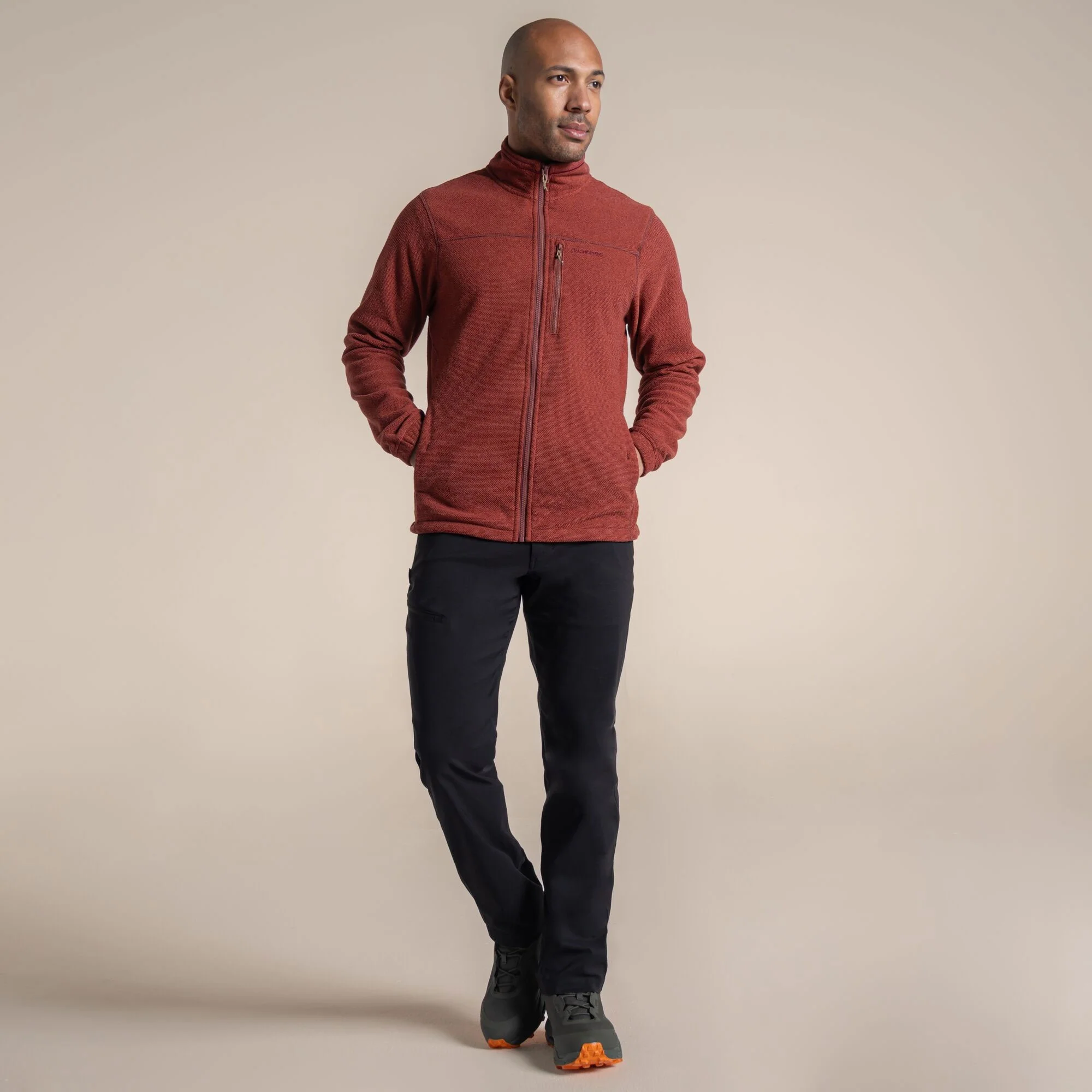 Craghoppers Men's Souther Full Zip Fleece | Red Jasper - Image 3