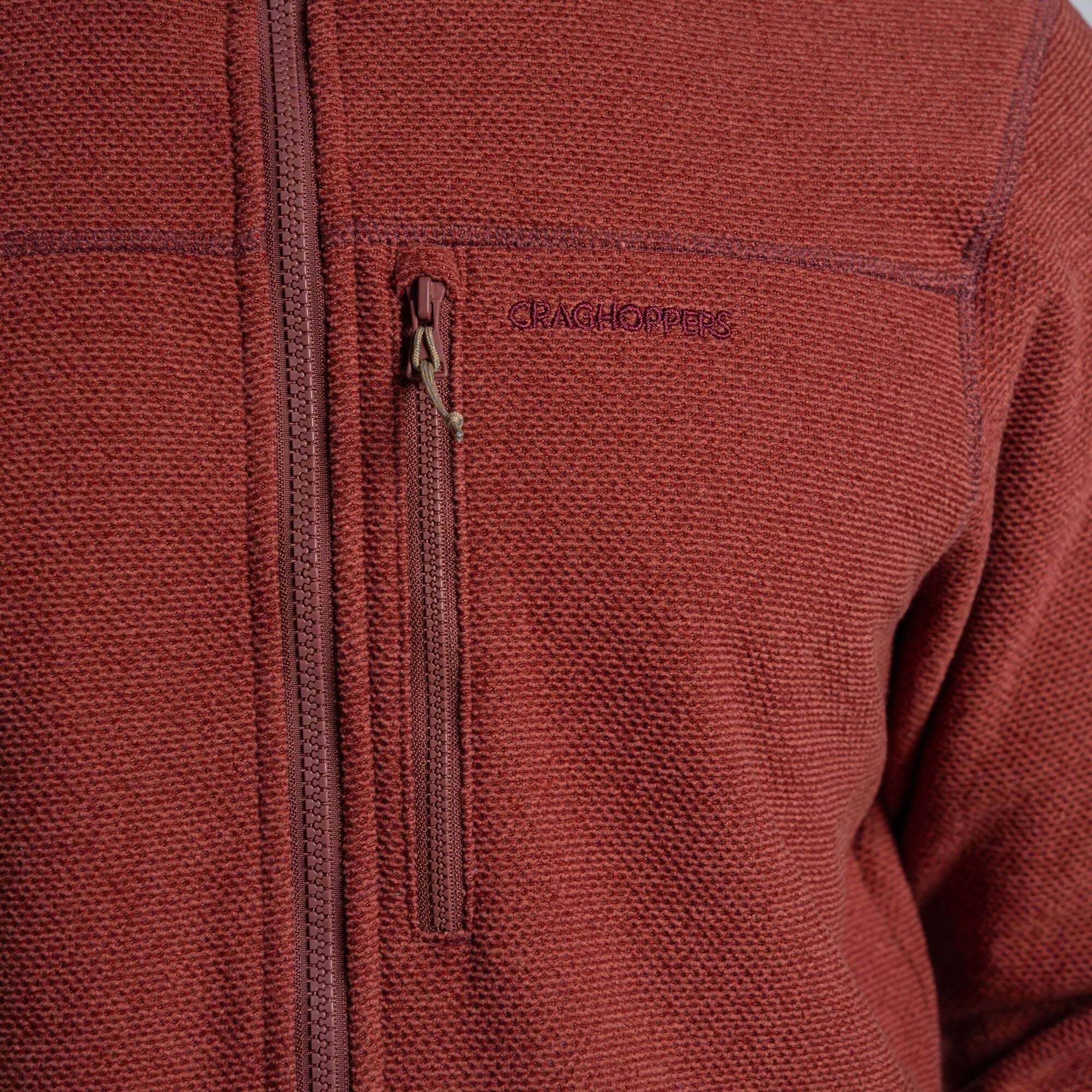 Craghoppers Men's Souther Full Zip Fleece | Red Jasper - Image 5