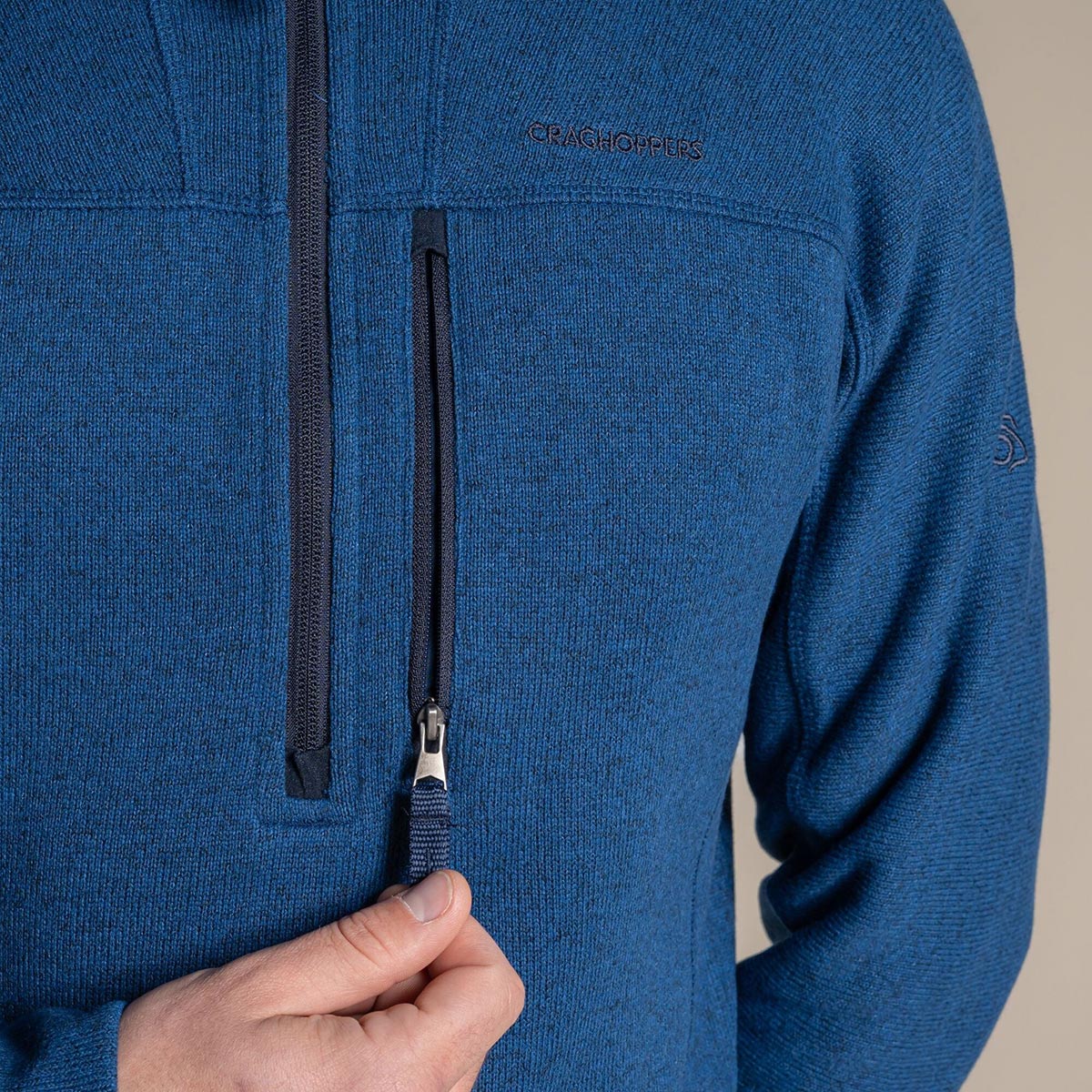 Craghoppers Men's Torney III Half Zip Fleece | Juniper Berry - Image 5