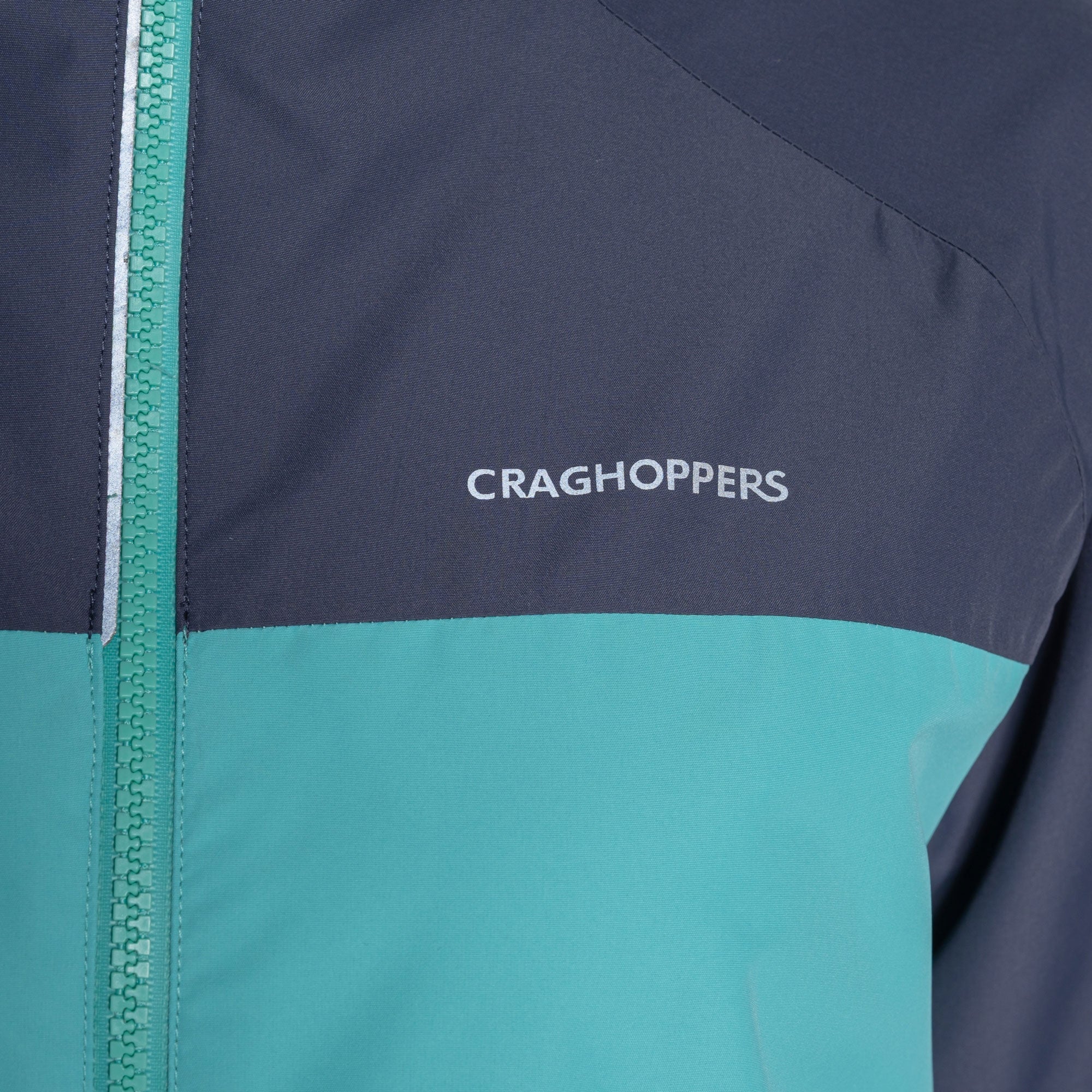 Craghoppers Women's Vanth Waterproof Jacket | Glazed Aqua / Anthracite - Image 7