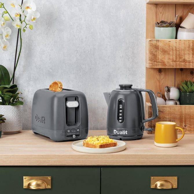 Dualit Domus 2 Slot Toaster in Grey - Image 4