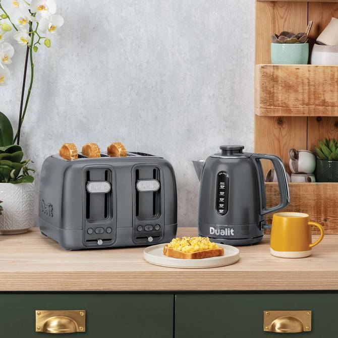 Dualit Domus 4 Slot Toaster in Grey - Image 4