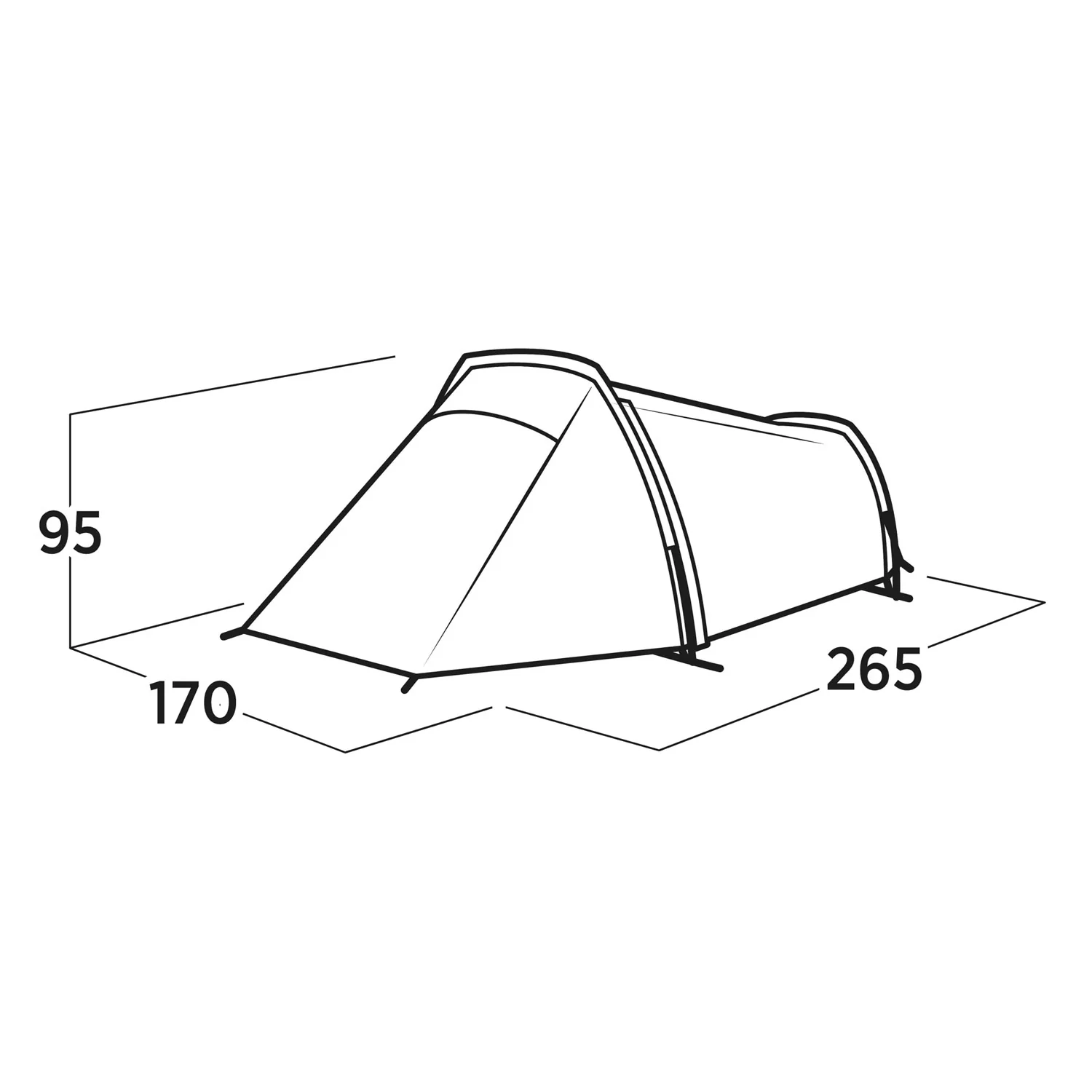 Easy Camp Hemsedal 2, 2-Person Tent - Image 3