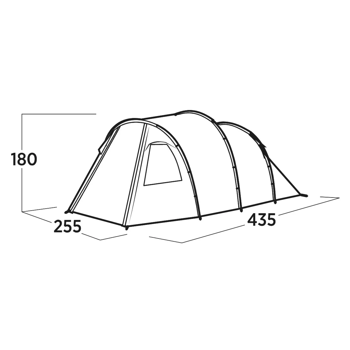 Easy Camp Hidra 4, 4-Person Family Tent - Image 3