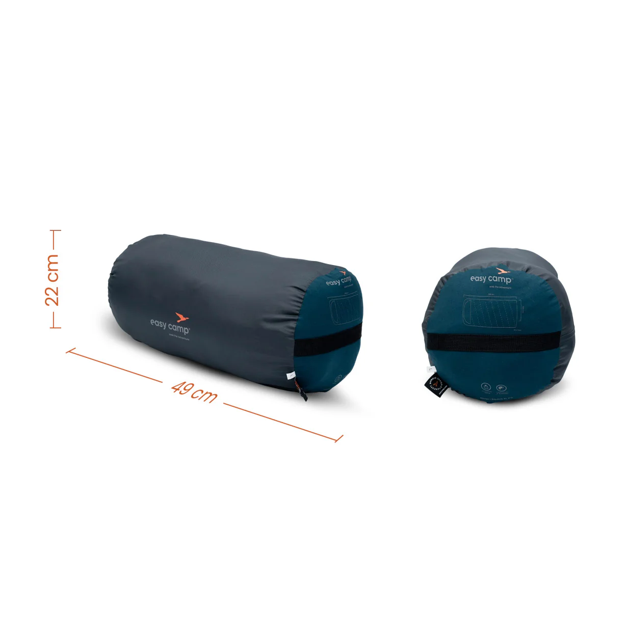 Easy Camp Raven I Square XL Sleeping Bag 5°C - Image 4