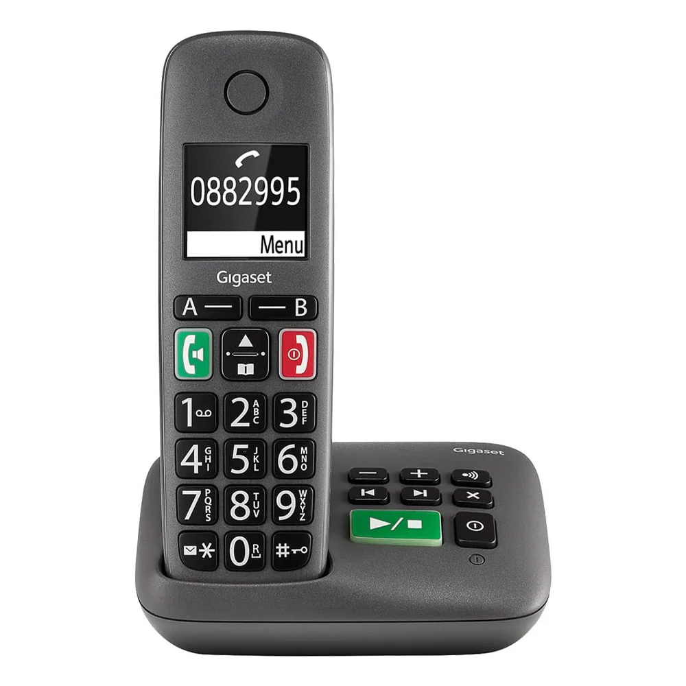 Gigaset Easy A Big Button Cordless Phone, Single Handset