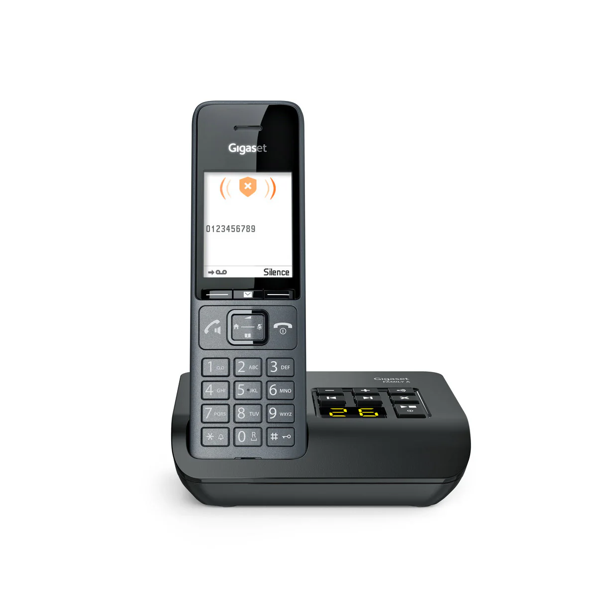 Gigaset Family Plus A Cordless Phone, Single Handset with Answer Machine - Image 3