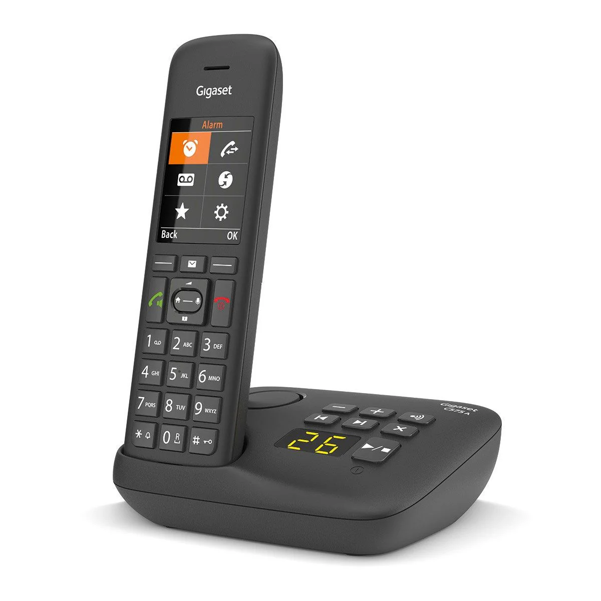 Gigaset Premium C575A Cordless Phone, Five Handsets with Answer Machine - Image 2