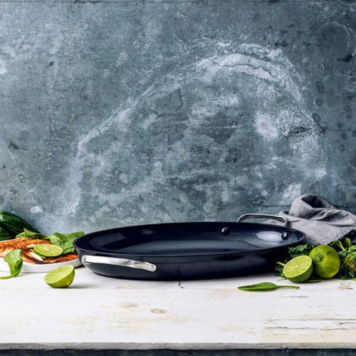 GreenPan Copenhagen Fishpan Oval 40cm - Image 2