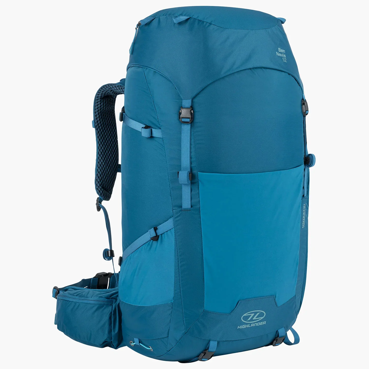 Highlander Ben Nevis 52L Men's Backpack - Petrol Blue - Image 2
