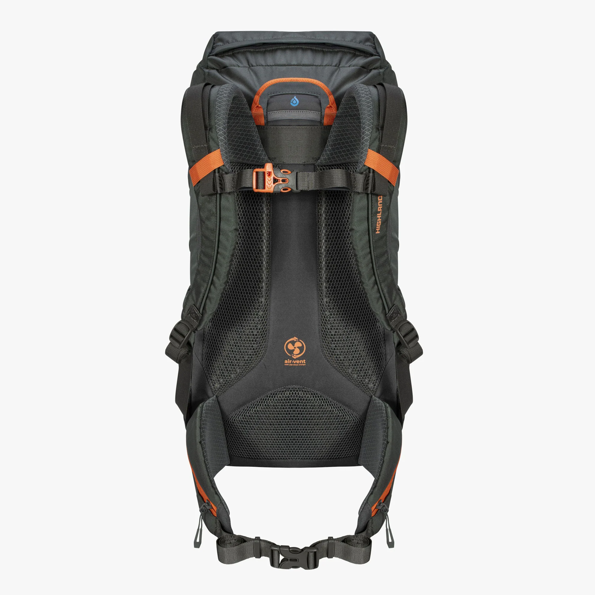 Highlander Ivar 40L Rucksack - Grey - Image 2