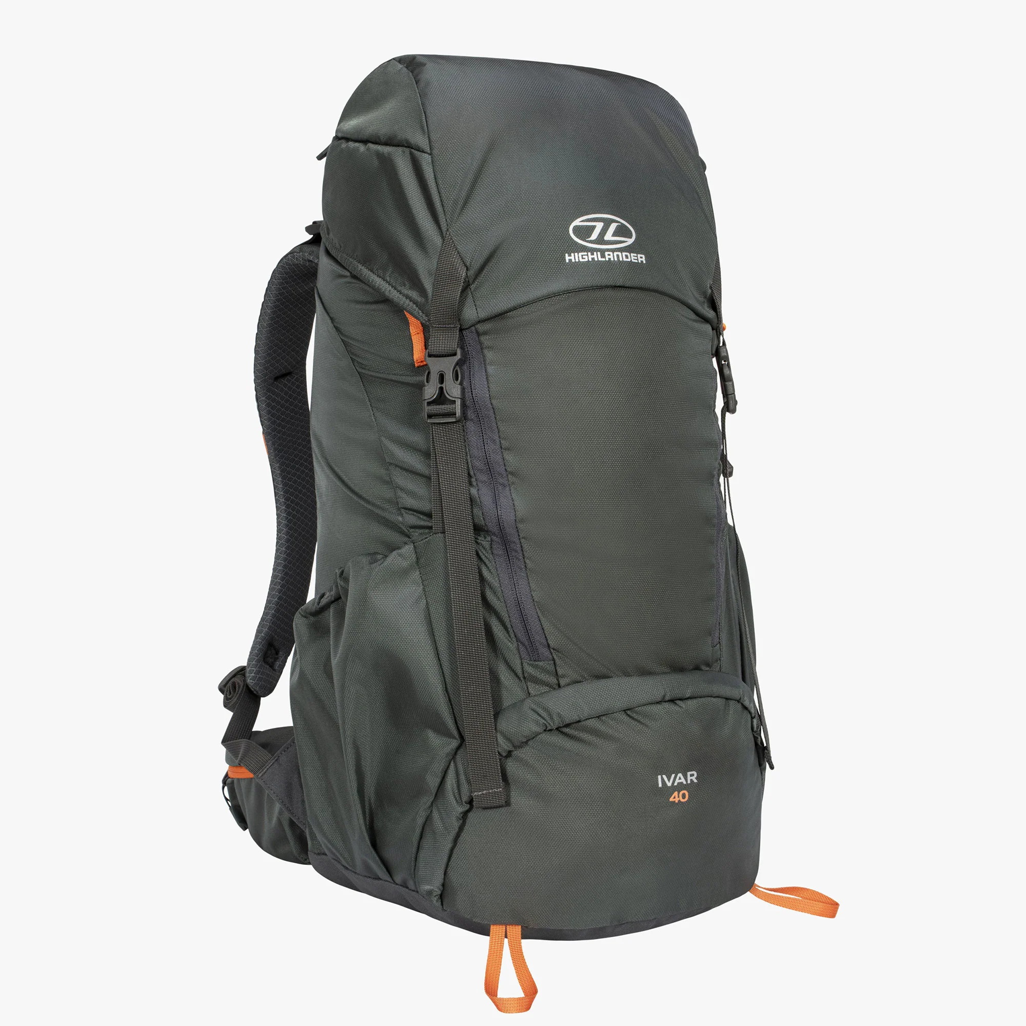Highlander Ivar 40L Rucksack - Grey - Image 9