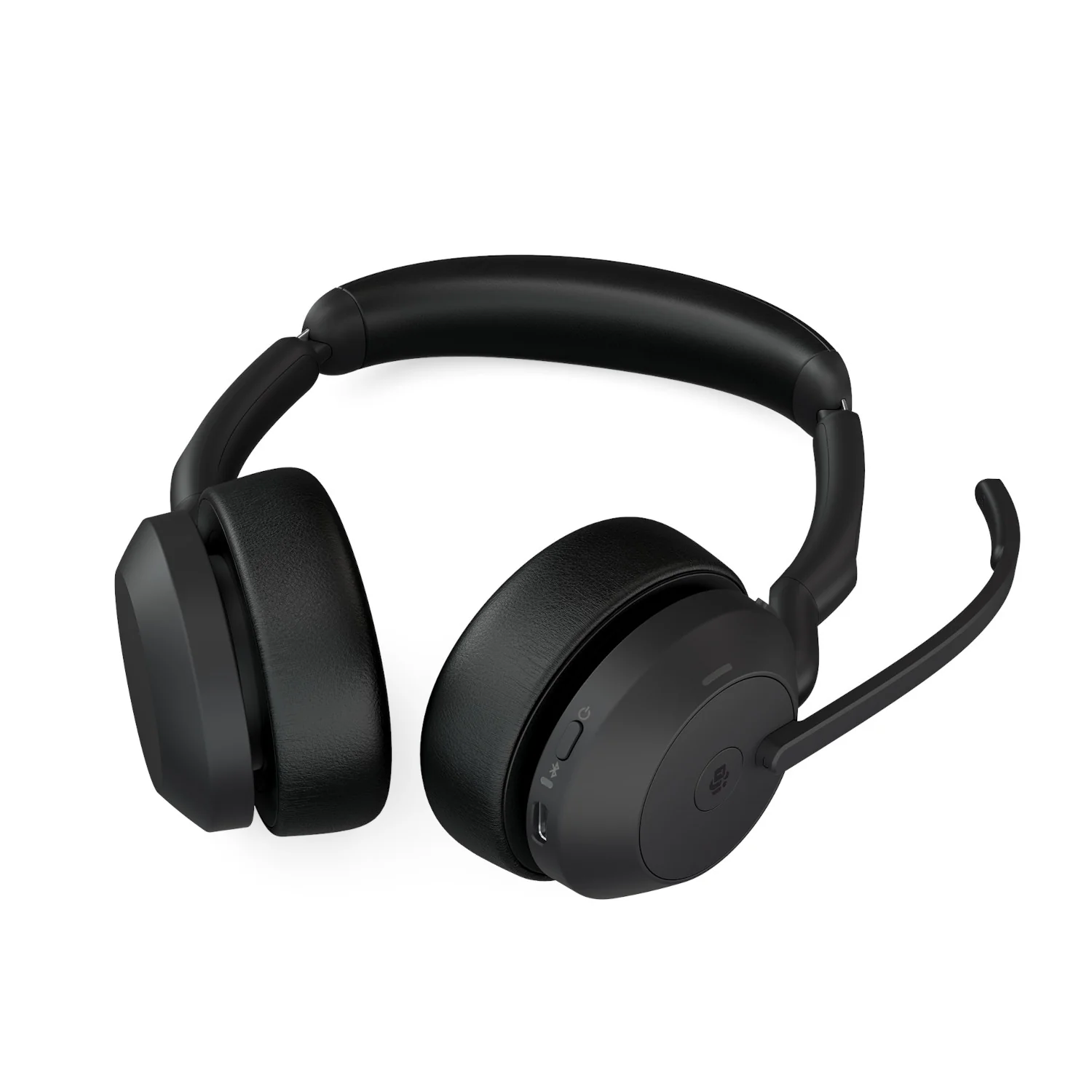 Jabra Evolve2 55 USB-A MS Stereo Wireless headset in Black with Charging Stand - Image 3