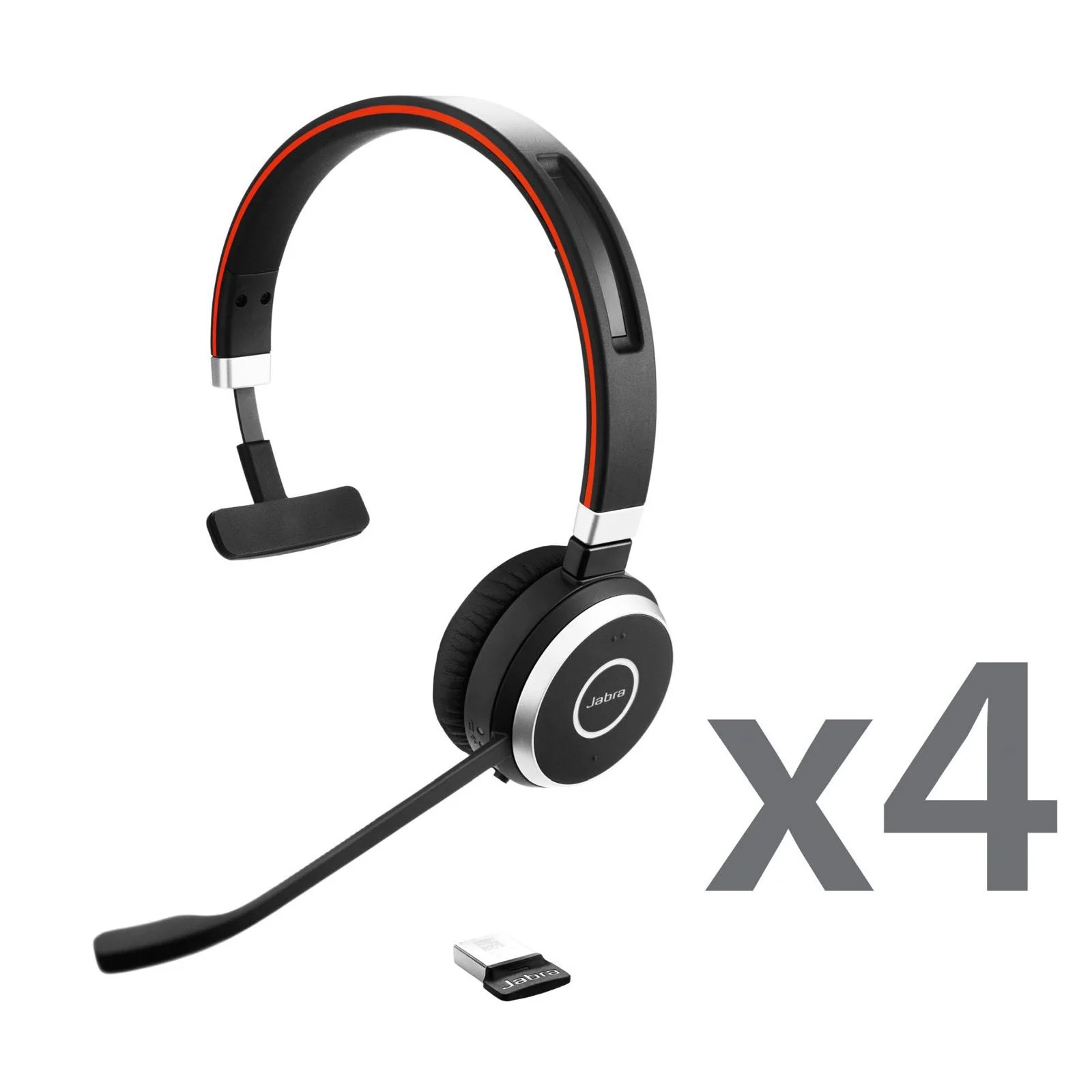 Jabra EVOLVE 65 UC Mono Quad Wireless Headsets