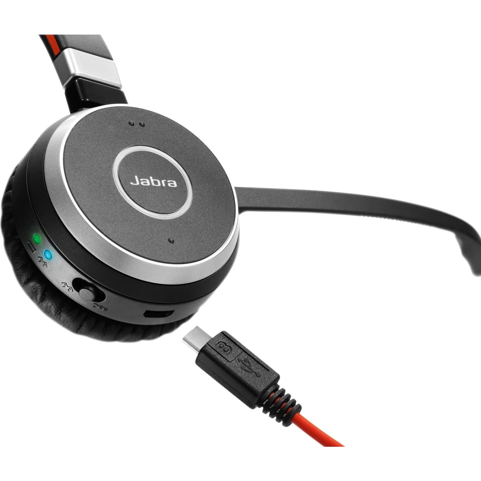 Jabra EVOLVE 65 UC Mono Quad Wireless Headsets - Image 3