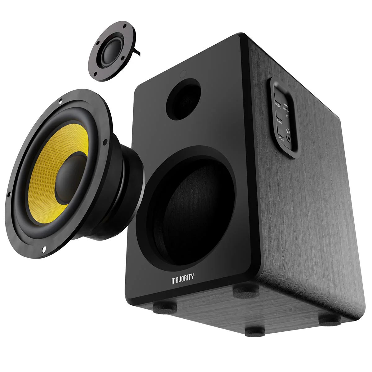 Majority D40X Bookshelf Active Speakers Bluetooth - Image 2