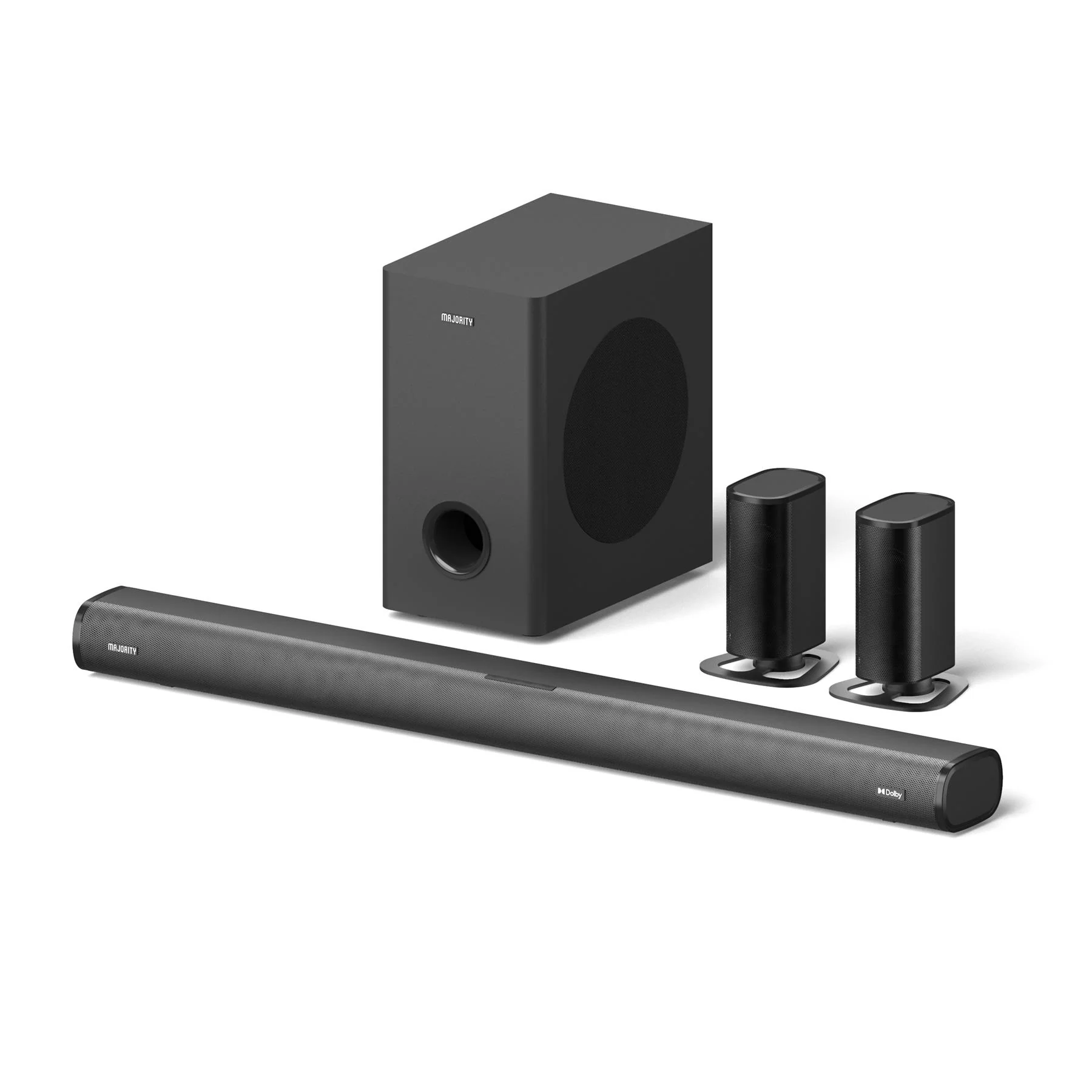 Majority Everest 5.1 Surround Sound System with Soundbar & Subwoofer - Image 3