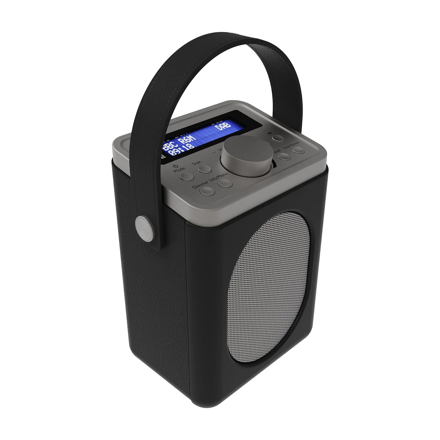 Majority Little Shelford Portable DAB/DAB+ FM Radio Bluetooth Alarm & Sleep Timer Black & Grey - Image 3
