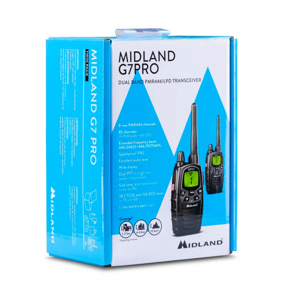 Midland G7 Pro Quad Walkie Talkie - Image 6