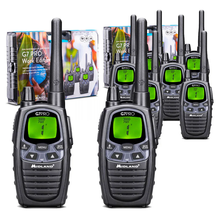 Midland G7 Pro Work Edition Eight Pack