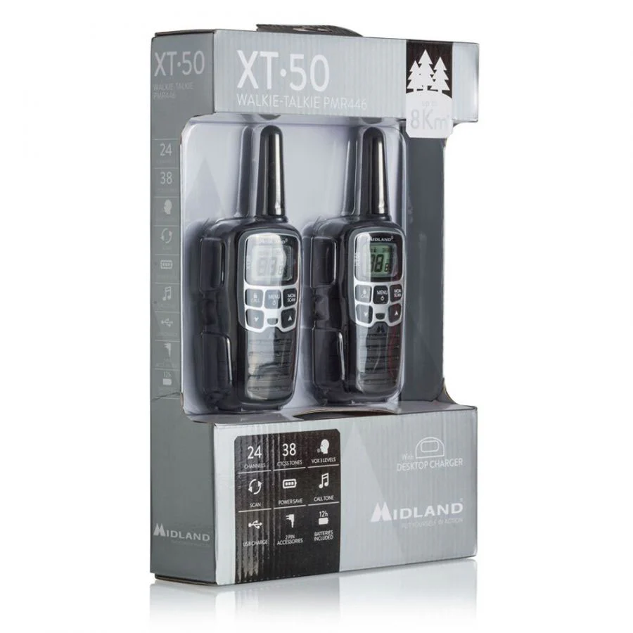 Midland XT50 Eight Pack Walkie Talkies - Image 4