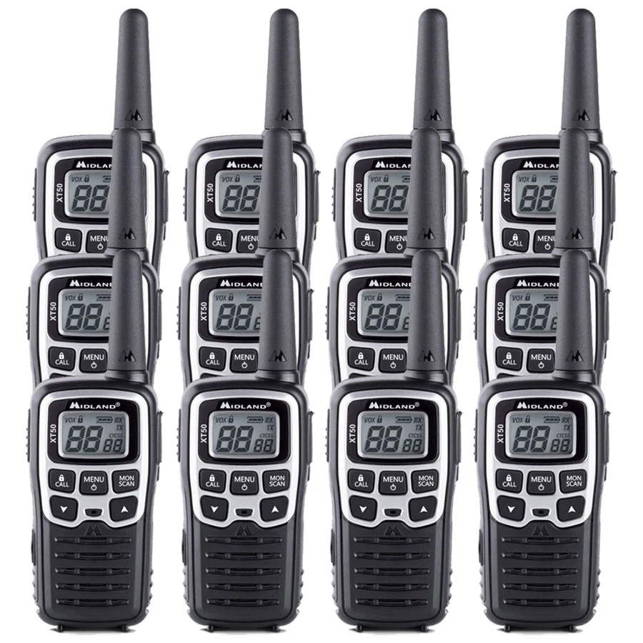 Midland XT50 Twelve Pack Walkie Talkies