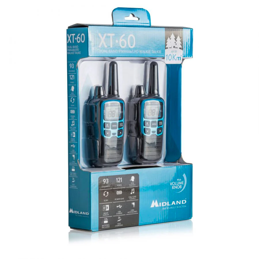 Midland XT60 Twin Pack Walkie Talkies - Image 3