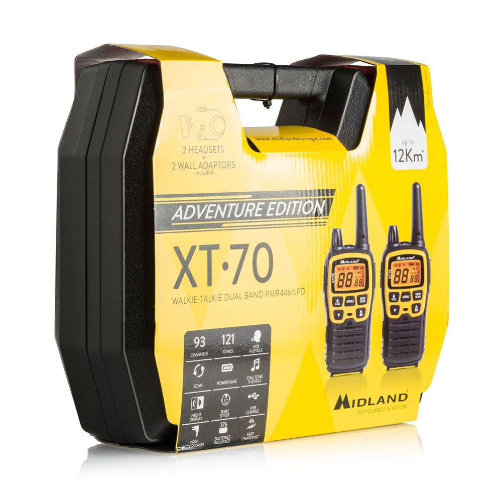 Midland XT70 Adventure Walkie Talkies Eight Pack - Image 6