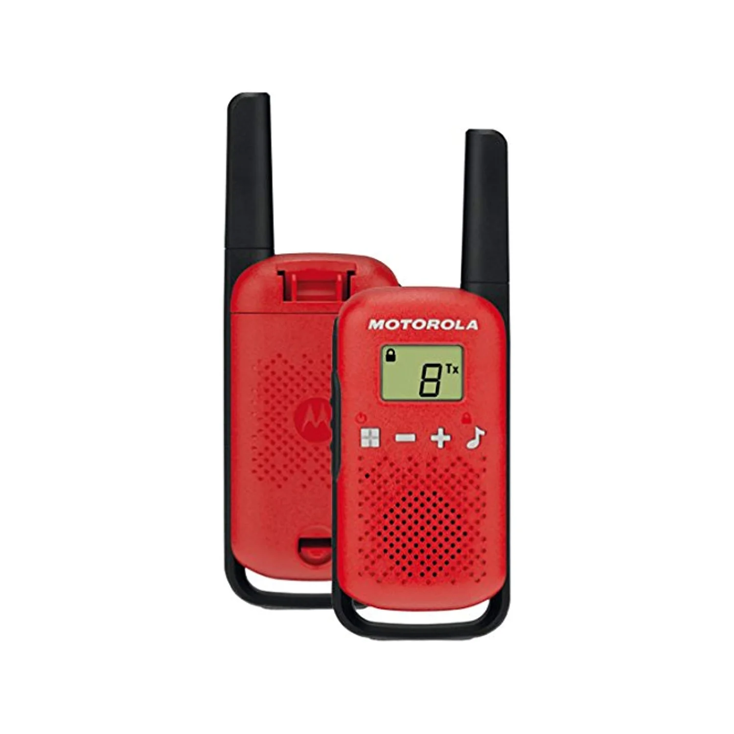 Motorola TALKABOUT T42 Quad Pack Two-Way Radios in Red - Image 2