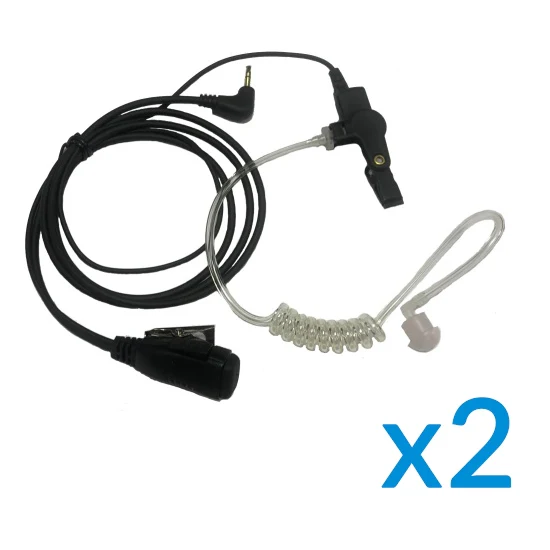 Motorola Twin Pack Earpiece with PTT & Mic for TLKR Series