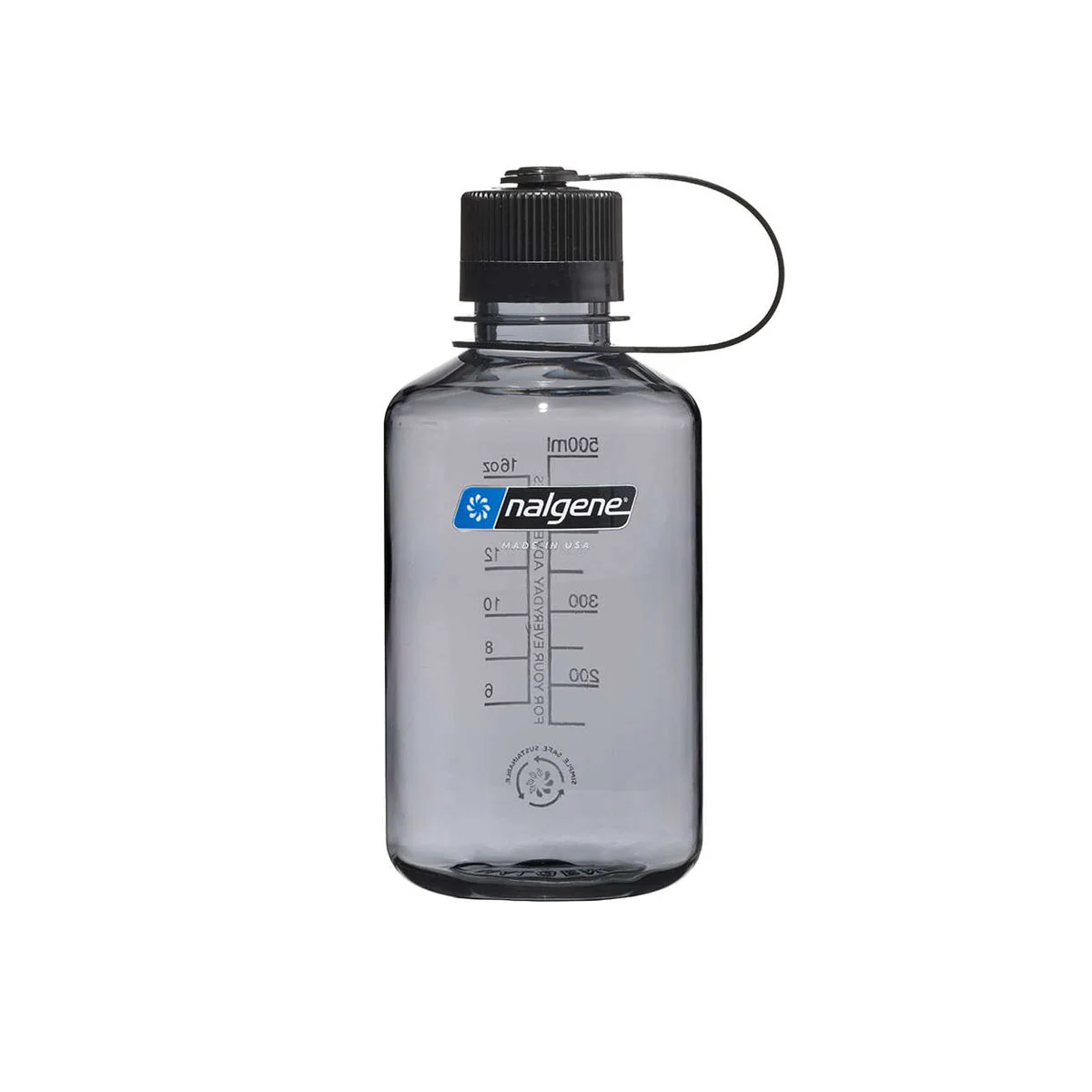 Nalgene Narrow Mouth 500ml Tritan Sustain Water Bottle - Grey