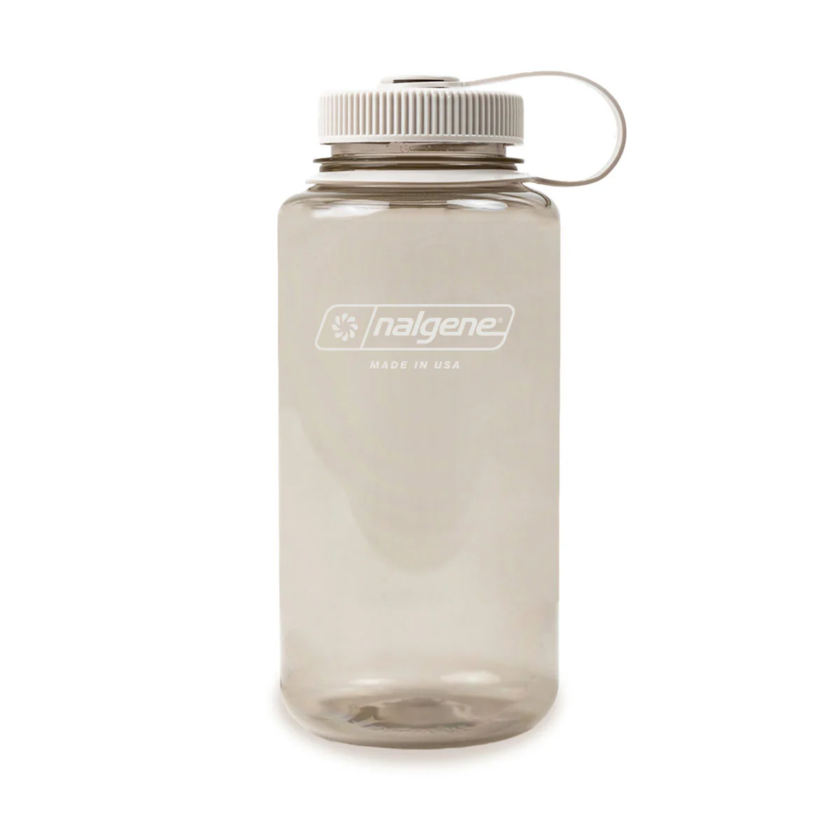 Nalgene Wide Mouth 1L Tritan Sustain Water Bottle - Cotton Monochrome