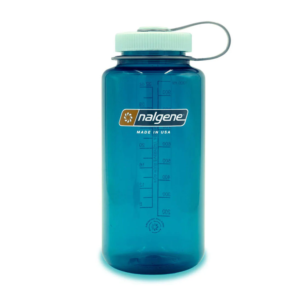 Nalgene Wide Mouth 1L Tritan Sustain Water Bottle - Trout Green