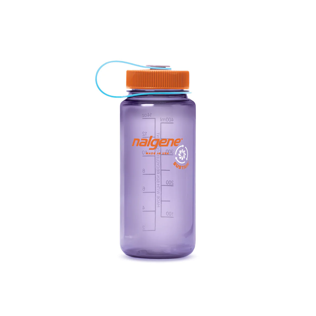 Nalgene Wide Mouth 500ml Tritan Sustain Water Bottle - Amethyst