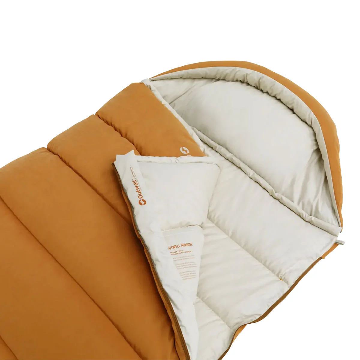 Outwell Constellation Prime Sleeping Bag - Yellow - Image 3