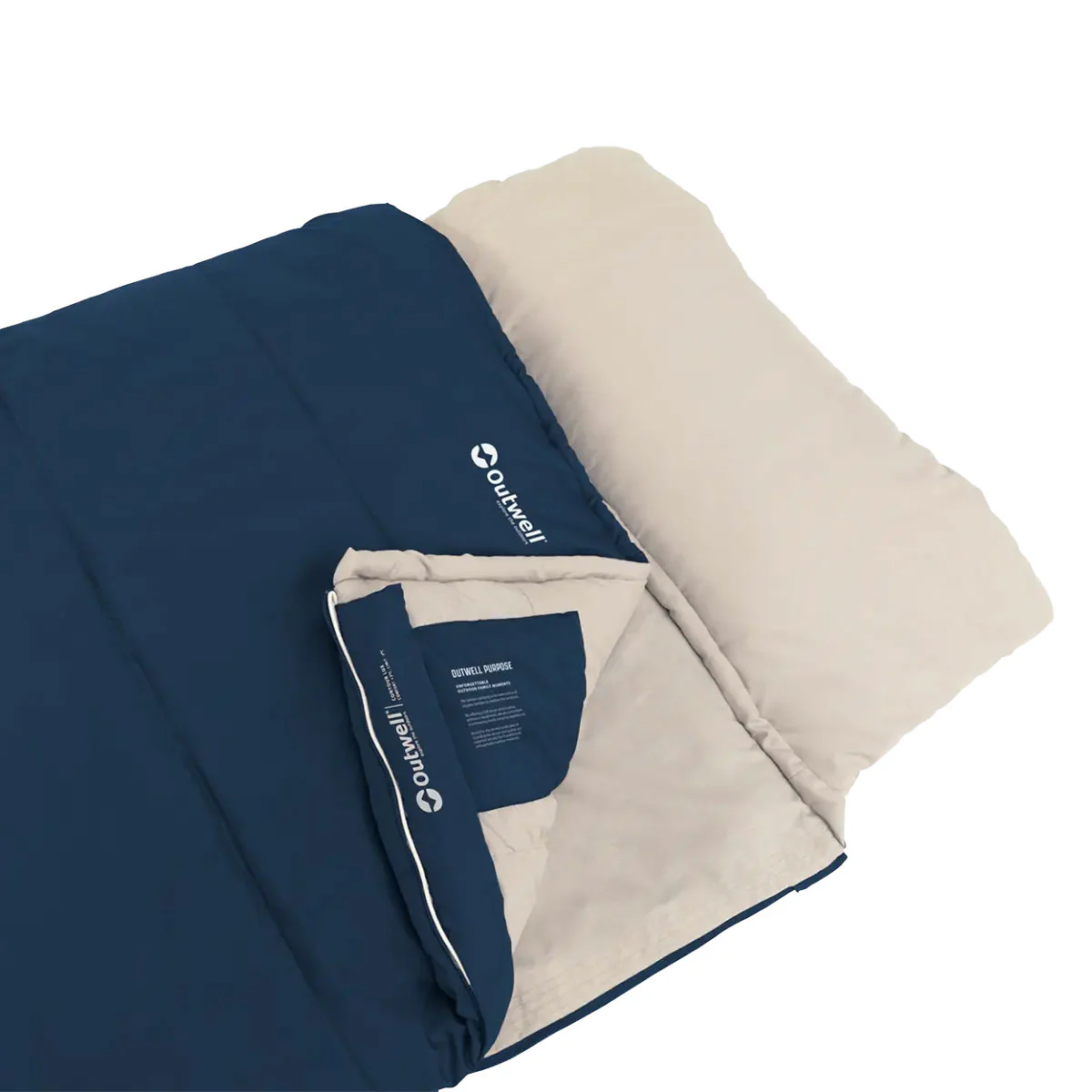 Outwell Contour Lux Sleeping Bag - Deep Blue - Image 3